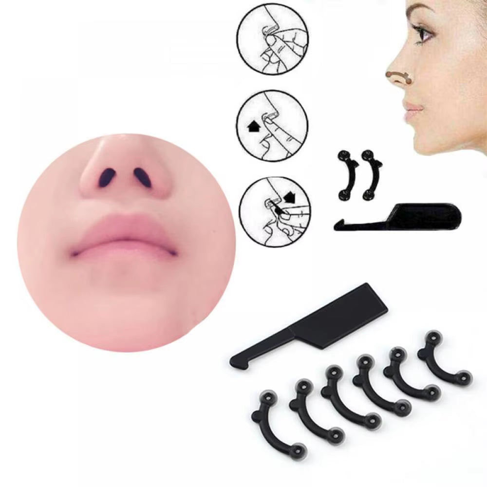 1 Set Women Nose up Lifting Shaper Nose Bridge Straightening 2023 Women Beauty Clip Corrector Face Massage Tools 3 Sizes No Pain