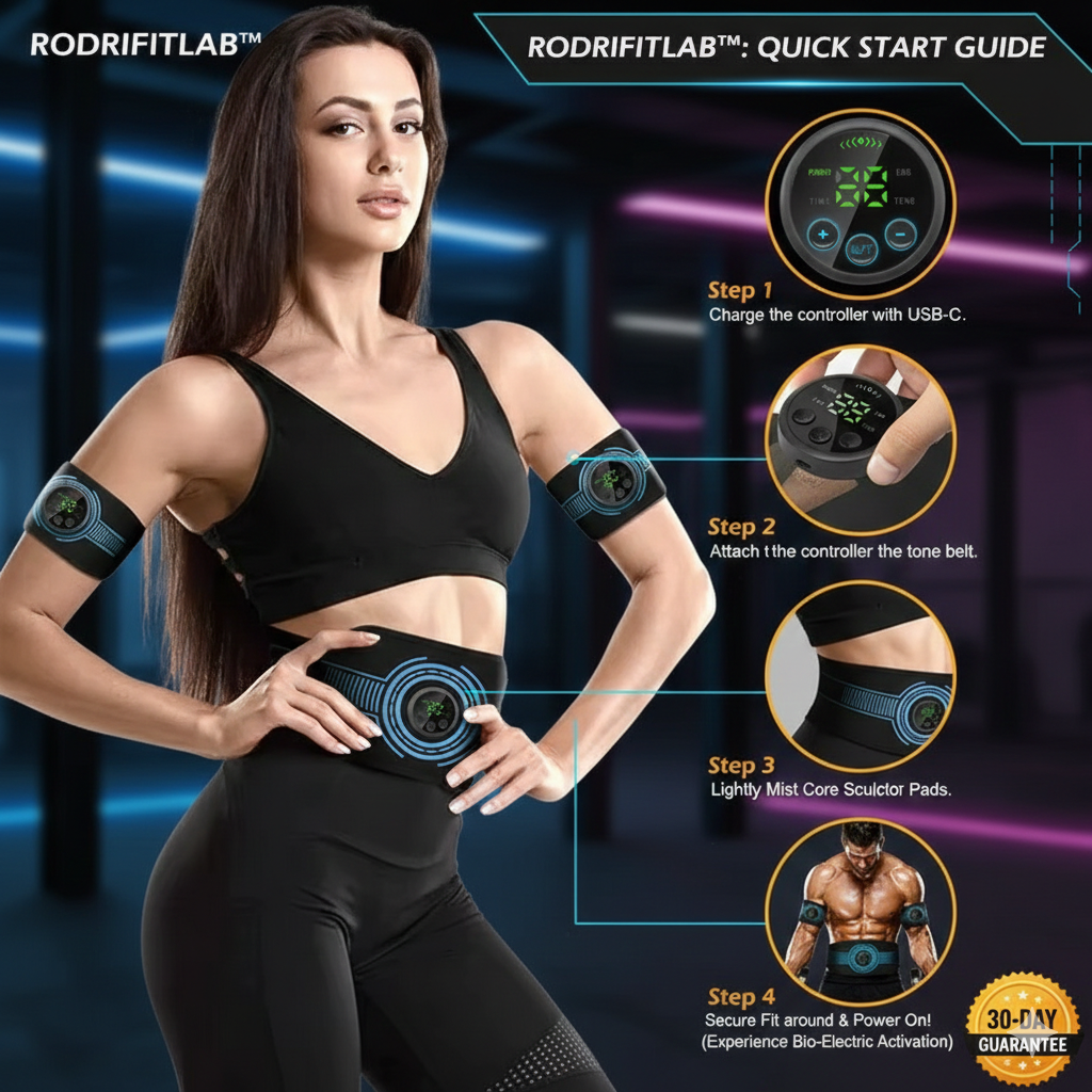 RodriFitLab™ Pro-Series EMS Abs Sculptor