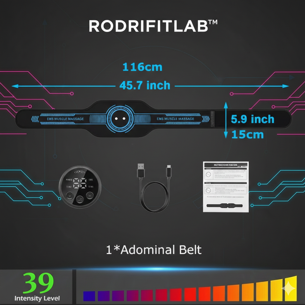 RodriFitLab™ Pro-Series EMS Abs Sculptor